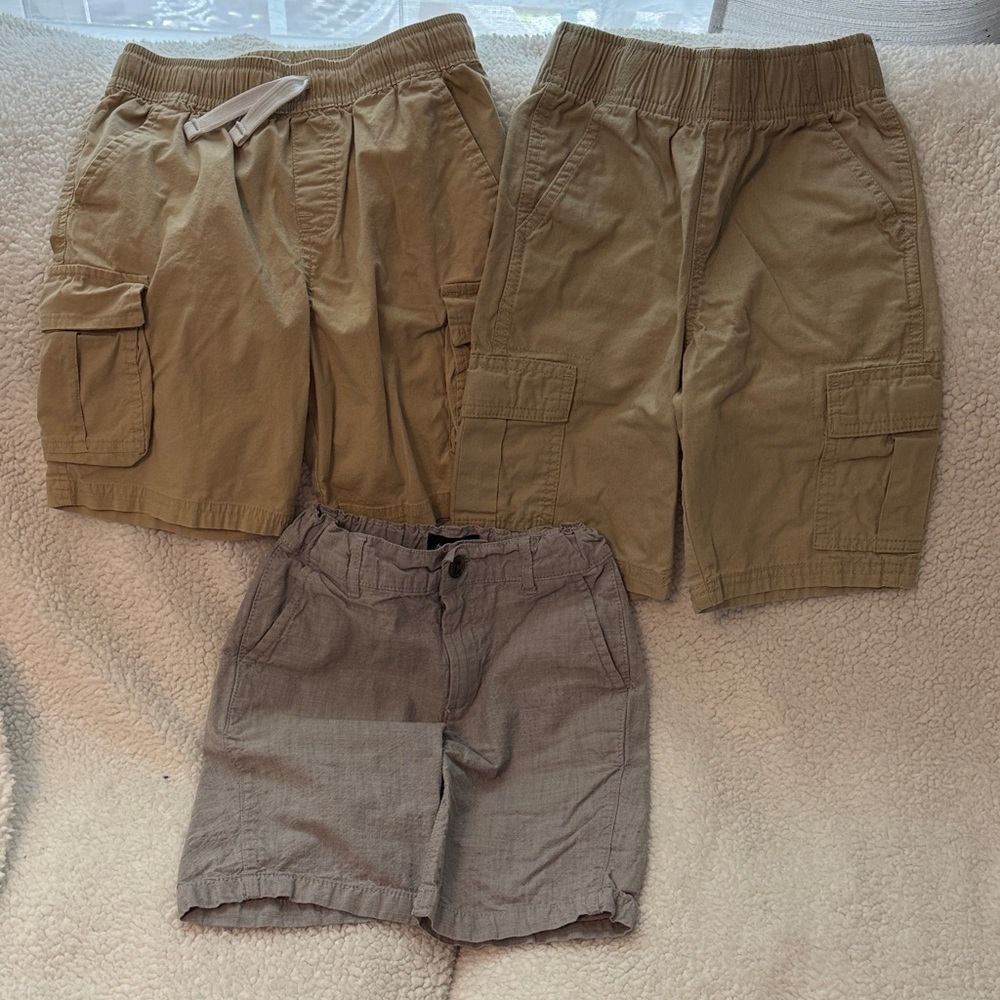 The Children's Place Tan and Gray Kids Cargo Shorts